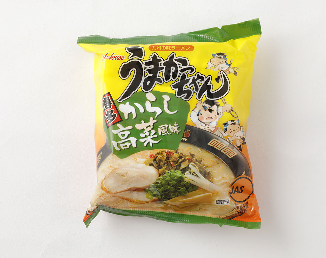 うまかっちゃん 博多からし高菜風味 30食（5袋×6パック） 豚骨ラーメン