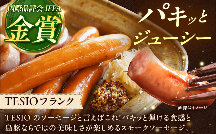 【全3回定期便】TESIOの自家製ハム＆ソーセージ 『ほんのお気持ちBOX』 豚肉 ハム ソーセージ 小分け 真空パック 沖縄市 / TESIO [BCAD010]