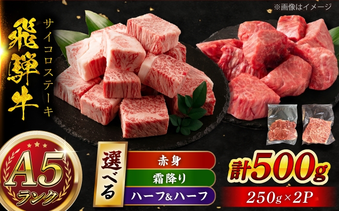 
                  【選べる種類】 A5等級 飛騨牛 サイコロステーキ 500g 瑞浪市 / マルチョウ渡辺精肉店 牛肉 和牛 国産 ギフト お取り寄せ [AZCW005]
                