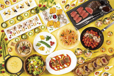 【八王子市ふるさと納税】京王プラザホテル八王子　平日ランチバイキング　ペア御食事券（1組2名様） | レストラン