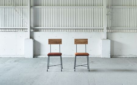 SK CHAIR -本革- ダークブラウン 椅子