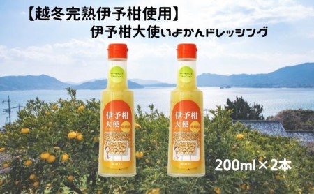 ほだか村ごまドレッシング2本・伊予柑大使2本セット 調味料 サラダ いよかん 愛媛産 カルパッチョ ゴマ しゃぶしゃぶ そうめん 和え物 鍋 つけだれ 