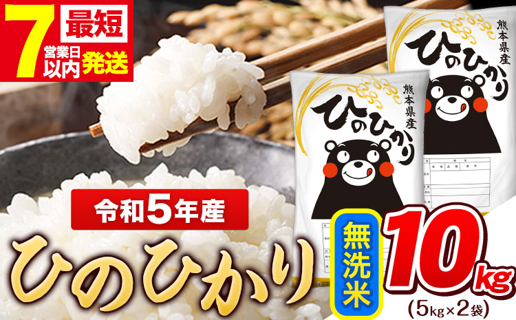 令和6年産新米 早期先行予約受付中 無洗米 ひのひかり10kg《11月-12月より出荷予定》令和6年産 熊本県産 ふるさと納税 無洗米 精米 ひの 米 こめ ふるさとのうぜい ヒノヒカリ コメ お米 おこめ---gkt_hn6_af11_24_15000_10kg_m---