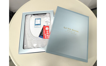 【ひだまり ラビセーヌ】　紳士長袖U首シャツ【Mサイズ】