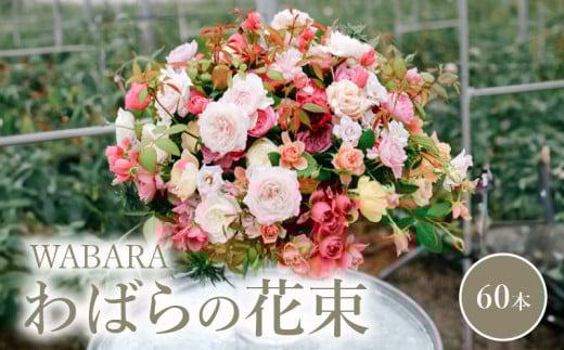 わばらの花束60本　【9月お届け】 WABARA  摘みたて ブーケ 花束 Rose Universe