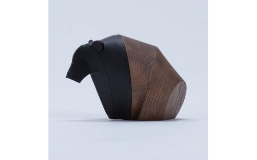 北海道アートオブジェ　コソンコクス　Animal Object - エゾヒグマ 北海道タモMBR_03343