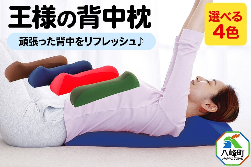 
                  王様の背中枕【選べるカラー】 [背中枕 背中用 クッション お昼寝 足枕 ストレッチ枕 まくら 超極小ビーズ わた 日本製]
                