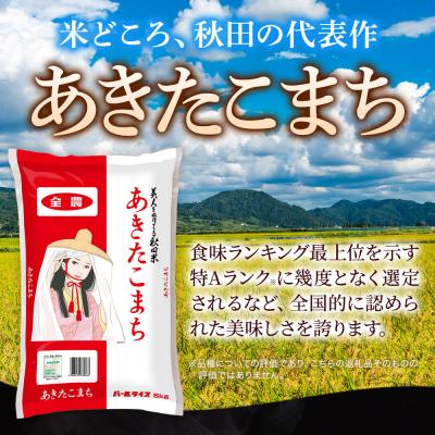 ふるさと納税 秋田市 定期便4ヶ月 あきたこまち【無洗米】秋田県産 10kg 5kg×2袋|15_zna-011004m |  | 03