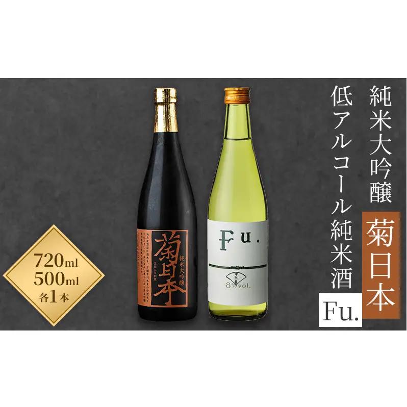日本酒セット 菊日本 純米大吟醸 低アルコール純米酒Fu. 日本酒セット