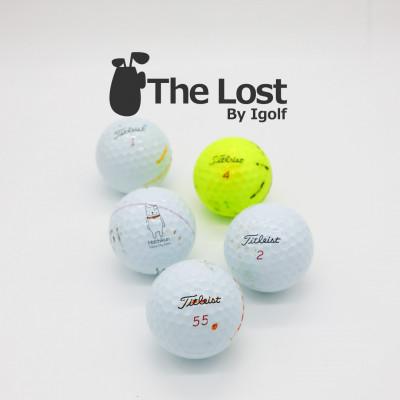 ふるさと納税 武蔵村山市 タイトリストProV1/V1x　ロストボール　練習用　30個セット　年代、カラー混合