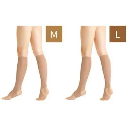 キュッとひきしめレッグシェイパー2枚セット(ベージュ・Mサイズ、ベージュ・Lサイズ)【1289656】
