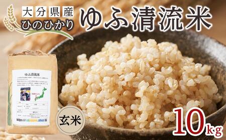 大分県産ひのひかり「ゆふ清流米」【玄米】10kg