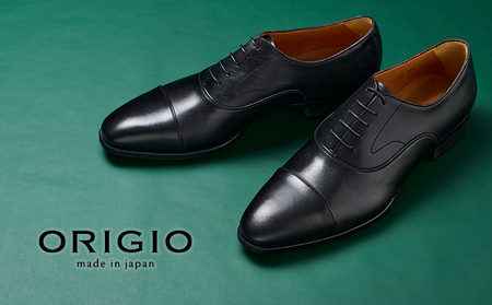 ORIGIO オリジオ 牛革ビジネスシューズ 紳士靴 ORG100（ブラック）【ファッション・靴・シューズ・革製品・革靴】 光沢感  24.5cm