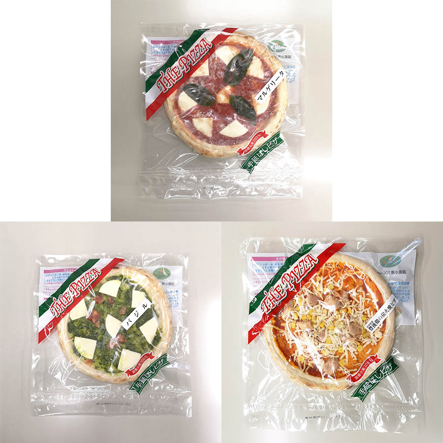 南の大地 THE PIZZA 3枚 Aセット（マルゲリータ、バジル、豊後どりの炭火焼）