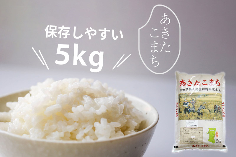 令和5年産 秋田県産 あきたこまち 5kg×1袋 あきた美郷づくり