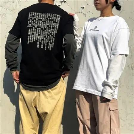 【般若心経】刺繍Tシャツ　白Lサイズ【1591139】