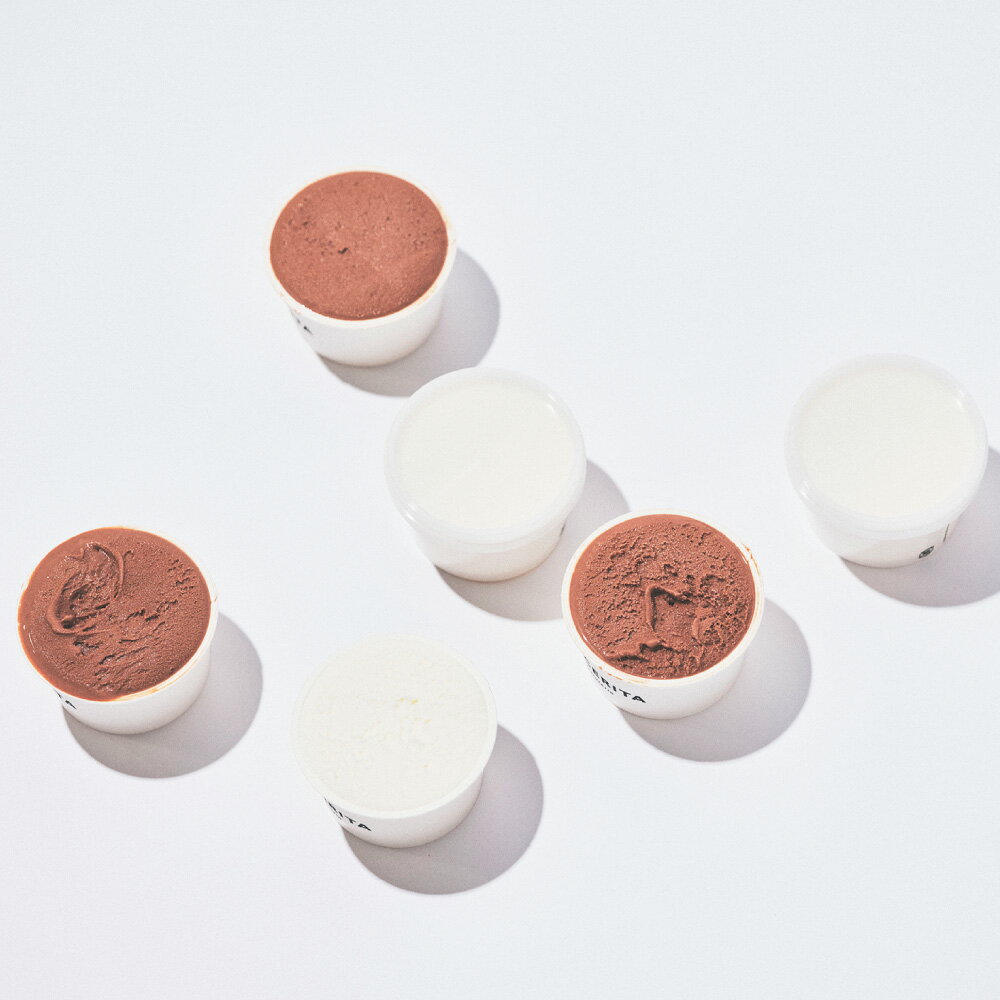 【ふるさと納税】【阿佐ヶ谷】＜選べる内容量＞ミルク&チョコレート 計6個（各3個） / 計12個（各6個） 各90ml 定番フレーバー 2種セット フレッシュミルク カカオ ジェラート アイスクリーム アイス スイーツ デザート お菓子 おやつ 牛乳 チョコ 冷凍 東京都 杉並区