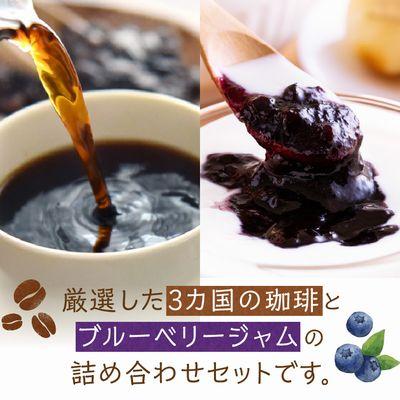 ふるさと納税 南九州市 五稜珈琲100g×3ヶ国・ブルーベリージャム250g×2個セット |  | 01
