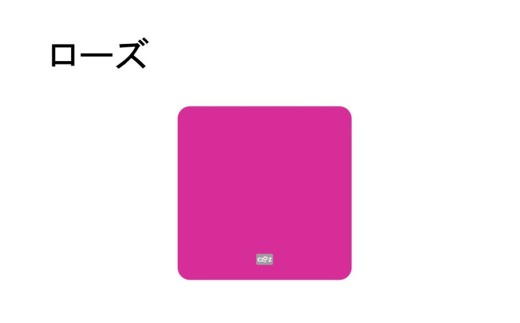 【選べるカラー】クロッツデスクマット｜D｜約 250×250×6.5mm ローズ_2822R-4