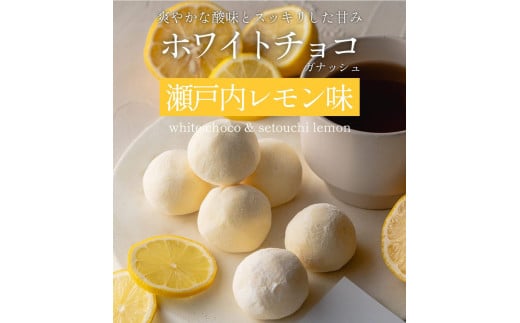 訳あり ショコリッシュ 520g 瀬戸内レモン 約22～25個入り  冷凍 ギフト スイーツ チョコ 生チョコ 大量 大容量 おしゃれ 個包装 チョコレート トリュフ ふくちゃ