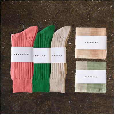 ふるさと納税 広陵町 リブソックス 3足 + ハンカチ 2枚 セット (27cm〜29cm)