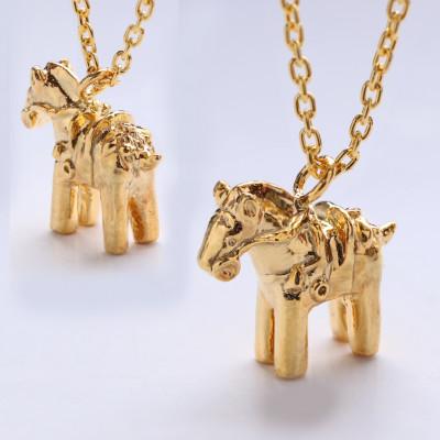 ふるさと納税 山梨県 【縄文アクセサリーDo_goods】K18製 コメ馬形埴輪ネックレス 700-092 |  | 02
