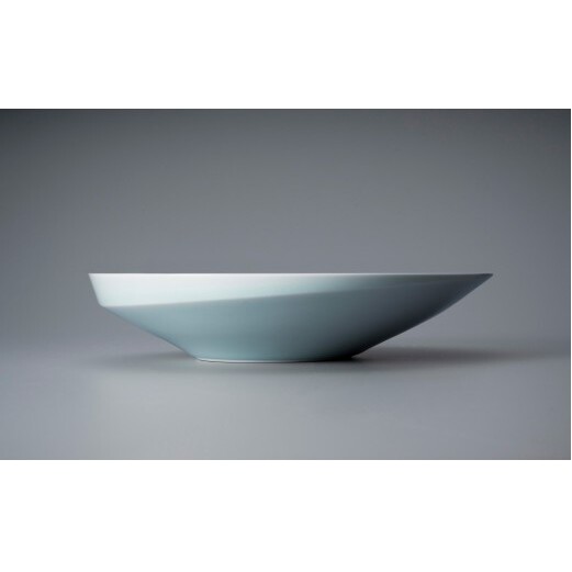 中仙窯 有田焼 青白磁鉢（中尾純作） A55-80_イメージ2