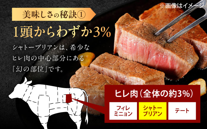 佐賀牛 シャトーブリアン 1.2kg（200g×6枚） [UEM060]