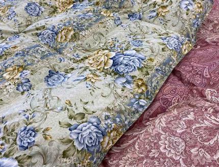 【数量限定・訳あり】羽毛肌掛けふとん　シングル　ホワイトダウン８５％使用　【柄お任せ】