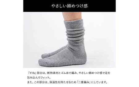 ヒートラブソックス リラックス Sサイズ／ 履く暖房 極厚設計 発熱素材 断熱素材 吸湿発熱素材 暖かい ルームソックス 日本製 リラックスタイム テレワーク 冷え お風呂上がり 就寝前 防寒 滑り止