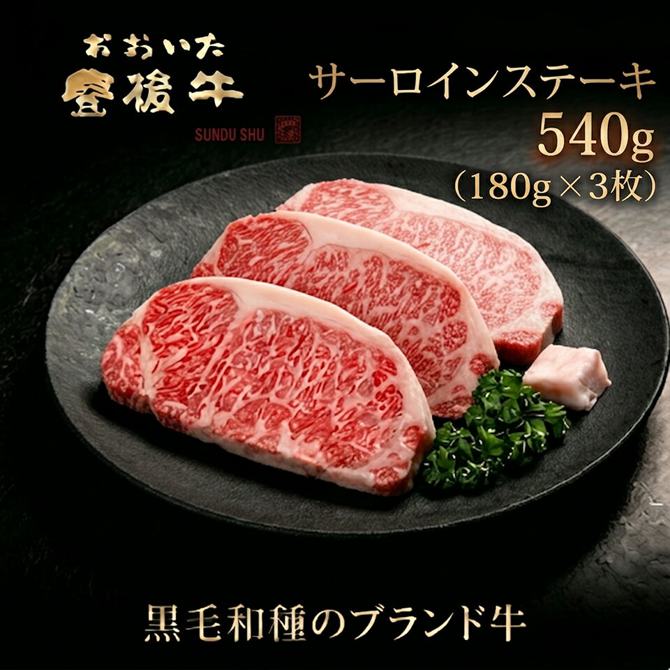 【ふるさと納税】 全農おおいた 豊後牛 サーロインステーキ 540g (180g×3枚) 冷凍 おおいた豊後牛 サーロイン ステーキ 黒毛 和牛 大分 牛肉 肉 霜降り サーロインステーキ 和牛ステーキ 国産 焼肉 ブランド牛 高級肉