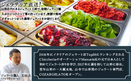 COZAB GELATO 訳あり 大容量 ひとりじめサイズ 6個セット アイスクリーム アイス ジェラート 山形県 山形市 FY25-277
