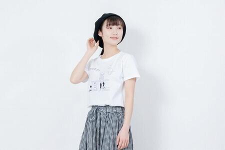 《3》【KEYMEMORY鎌倉】Sea heartイラストTシャツ WHITE