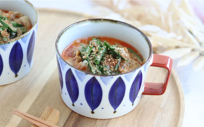 【波佐見焼】ペタル スープカップ ペアセット【翔芳窯】 [FE159]