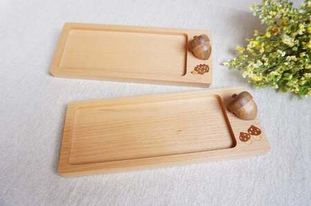 調味料 トレー 木製 トレイ 天然木 ナチュラル ギフト プレゼント 岩手県 北上市 夢工房 D0534 かわいい 工芸品