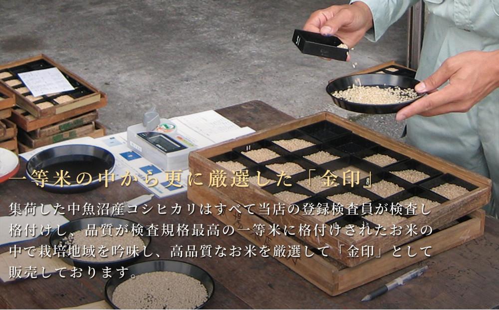 【 令和8年産米 先行予約】  魚沼産コシヒカリ「金印」高食味米 10kg
