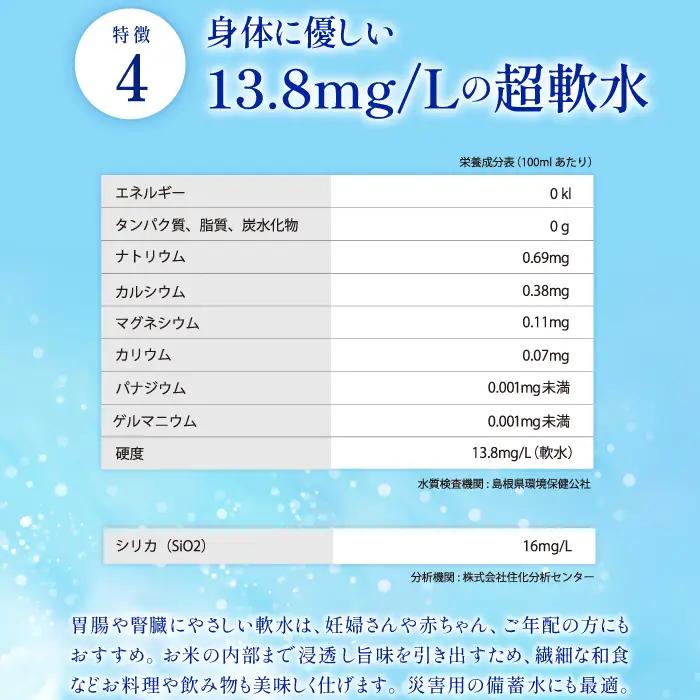 奥出雲の涼水定期便(2L×18本)10回【水 定期便 10回 2L×18本 常備水 飲料 ミネラルウォーター 天然水 非加熱 ミネラル 溶存酸素量 飲み物 備蓄水 防災 キャンプ アウトドア  非常用