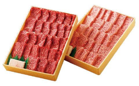[B351p］長崎和牛特選ロース焼肉(400g)･特選モモ焼肉(400g)