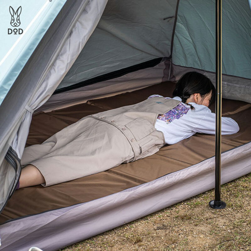 【ふるさと納税】【DOD】 ワンポールテント RX （M）用ハーフインナーテントセット（ TN3-950-GY ）【 DOD テント インナーテント キャンプ ソロ デュオ グランドシート アウトドア 送料無料 】