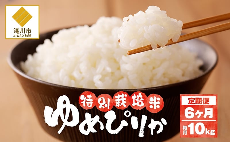 
            【先行予約】令和7年産米 北海道滝川産 特別栽培ゆめぴりか 10kg 6ヵ月連続 ※10月中旬・新米からお届け｜北海道 滝川市 米 お米 白米 精米 ゆめぴりか ユメピリカ 特別栽培 定期便 連続お届け
          