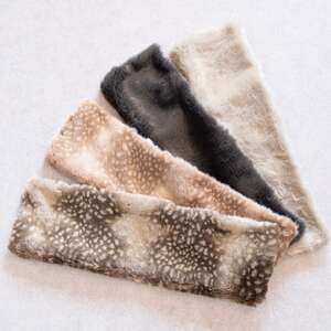 エコファーバッグカバー　バンビ柄ベージュS【cbm07】