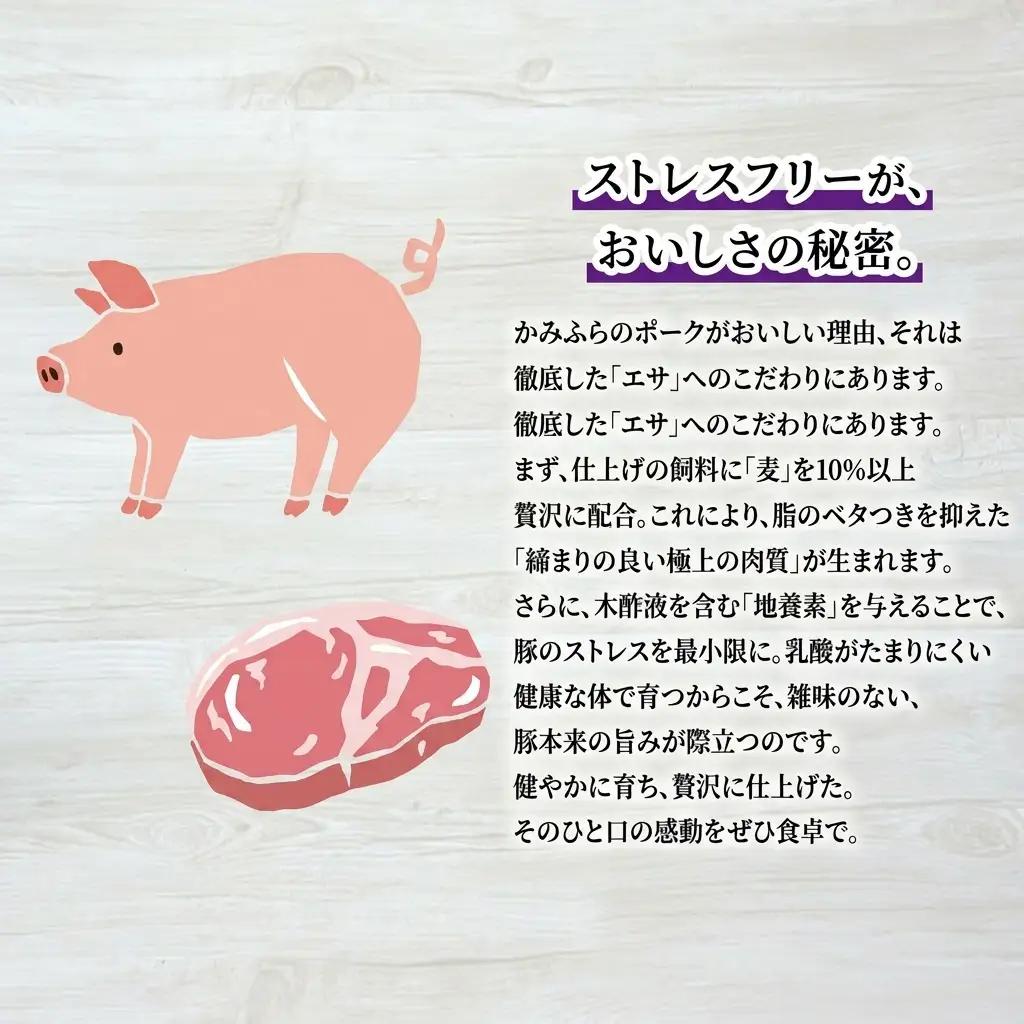 ラベンダーポーク しゃぶしゃぶ2種食べ比べ 北一ミート ラベンダーポーク【計400g】【冷凍】