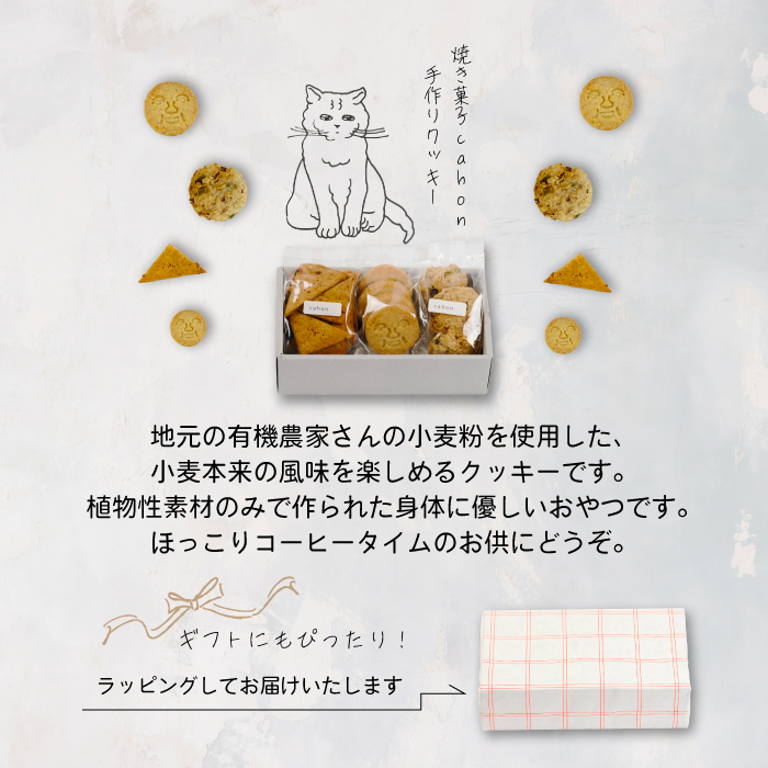 牛乳・卵・バター不使用！植物性クッキー詰め合わせ ヴィーガン 乳製品不使用 アレルギー  お菓子 おやつ オートミール 黒糖 222001
