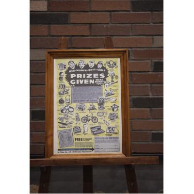 ふるさと納税 江南市 アメリカンデザイン　壁掛けフレーム　THE　CLASSIC　A3【国産杉無垢材使用】