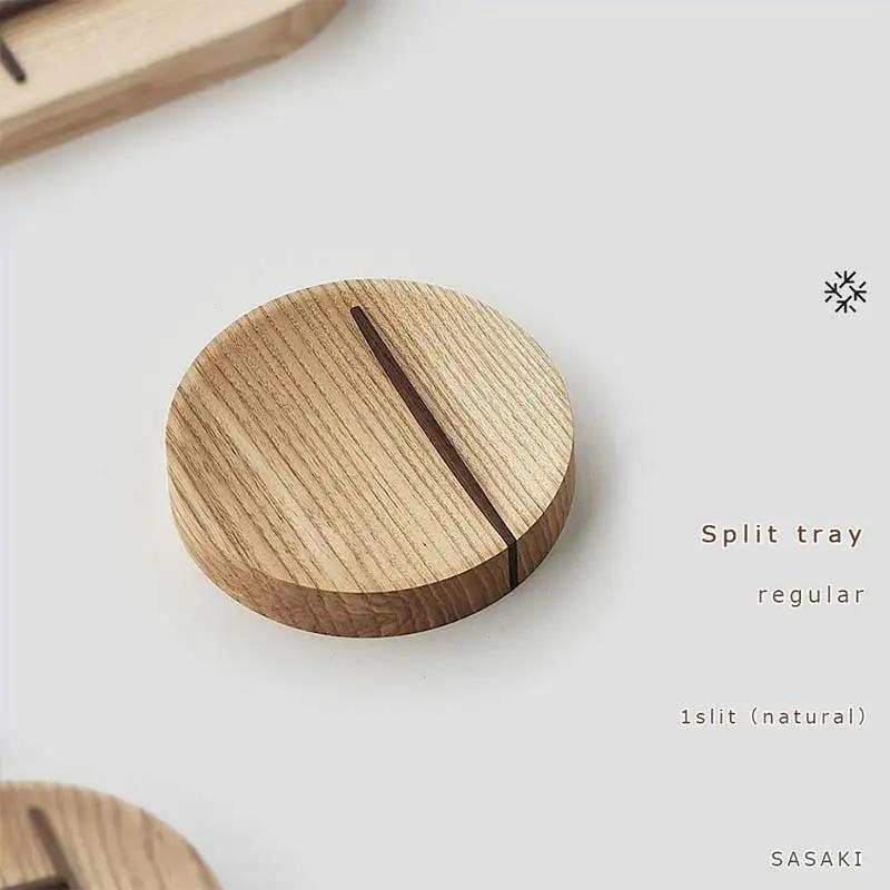 木製マルチトレー Split tray（スプリットトレー） Regular 1slit natural／SASAKI HOKKAIDO WOOD F6S-468