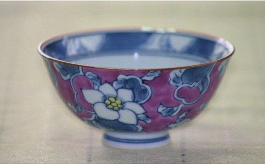 【伊万里焼】彩り唐花飯碗 茶碗（１個） H306_イメージ5