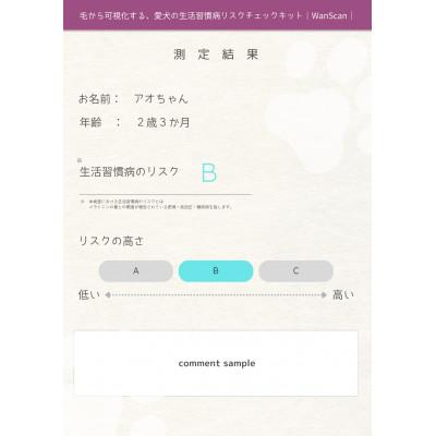 ふるさと納税 大津市 Wan Scan 愛犬用健康検査キット |  | 03