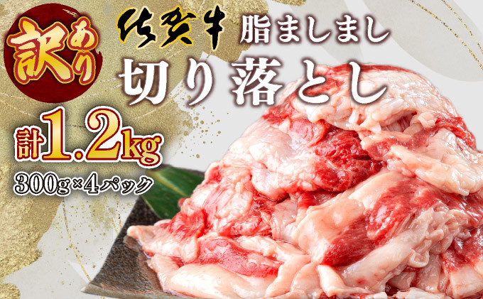 
            【訳あり】佐賀牛切り落とし 1.2㎏
          