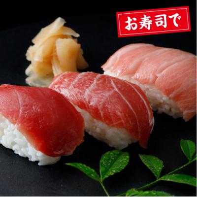 ふるさと納税 むつ市 津軽海峡　大間産　極上本マグロ　刺身用サク　中トロ |  | 02