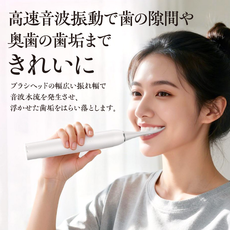 ＜cattre カトレ＞　充電交流式 メンズシェーバー3枚刃セット（収納ポーチ／USB電源アダプター付き）＆リニア音波電動歯ブラシ